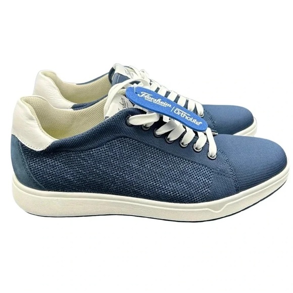 Florsheim Heist Knit Lace to Toe Men’s 10 Medium Smooth Leather Sneakers NWT - Picture 1 of 15